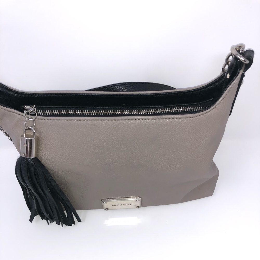 Nine West Black&gray over the shoulder bag!